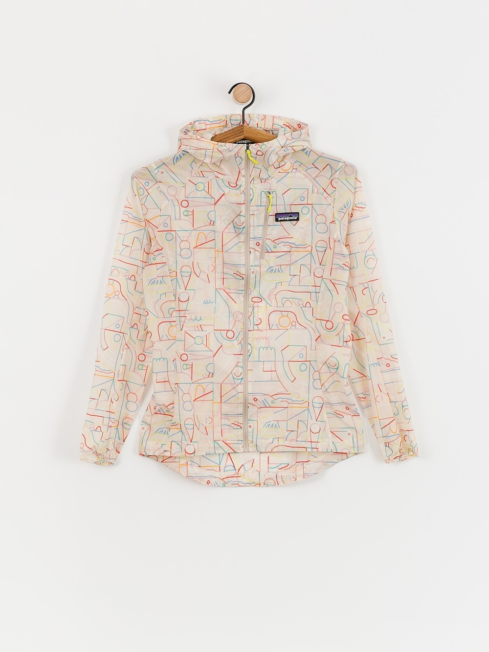 NWOT Patagonia Houdini Jacket Multicolor Lose Yourself Outline:Pumice - XXL